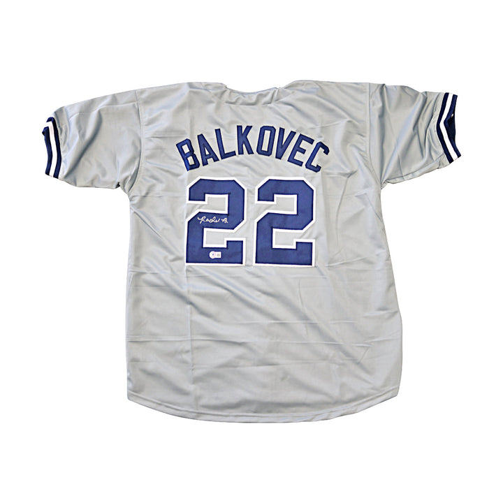 Rachel Balkovec New York Yankees Autographed Signed Pro-Style Gray Jersey (Beckett Holo #W315966)