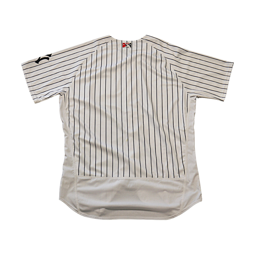 2019 Scranton/Wilkes-Barre RailRiders Team Signed Home Pinstripe Jersey (Beckett & Steiner Auth)