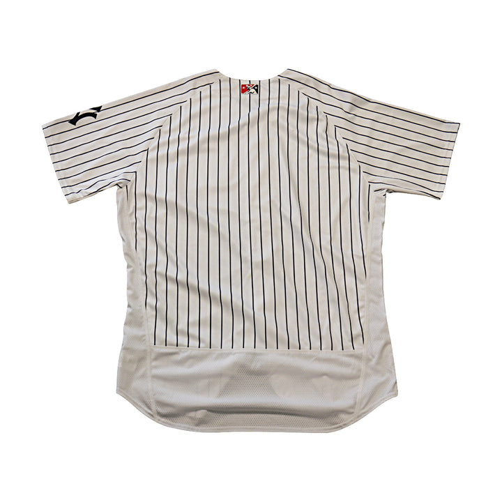 2019 Scranton/Wilkes-Barre RailRiders Team Signed Home Pinstripe Jersey (Beckett & Steiner Auth)