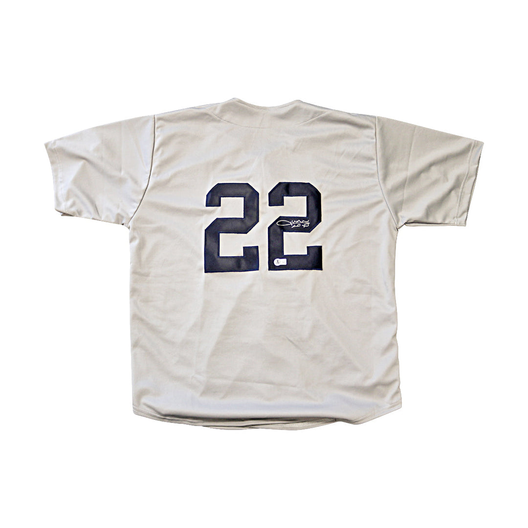 Juan Soto New York Yankees Autographed Signed Pro-Style Gray Jersey (Beckett Witness Holo #2W255011)