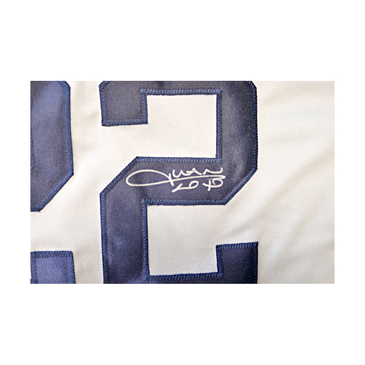 Juan Soto New York Yankees Autographed Signed Pro-Style Gray Jersey (Beckett Witness Holo #2W255011)