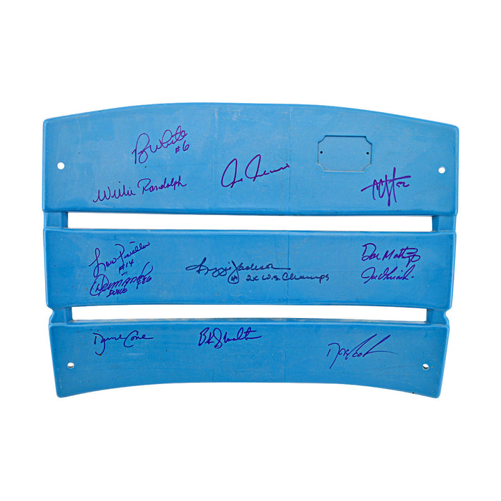 Mattingly, Jackson, Cone New York Yankees Multi Signed Autographed Yankee Stadium Seatback (Steiner Holo & MLB Auth #LH569305)