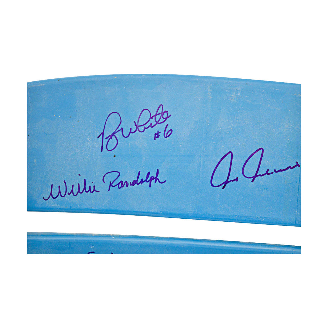 Mattingly, Jackson, Cone New York Yankees Multi Signed Autographed Yankee Stadium Seatback (Steiner Holo & MLB Auth #LH569305)