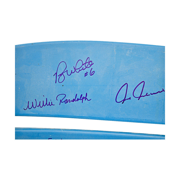 Mattingly, Jackson, Cone New York Yankees Multi Signed Autographed Yankee Stadium Seatback (Steiner Holo & MLB Auth #LH569305)