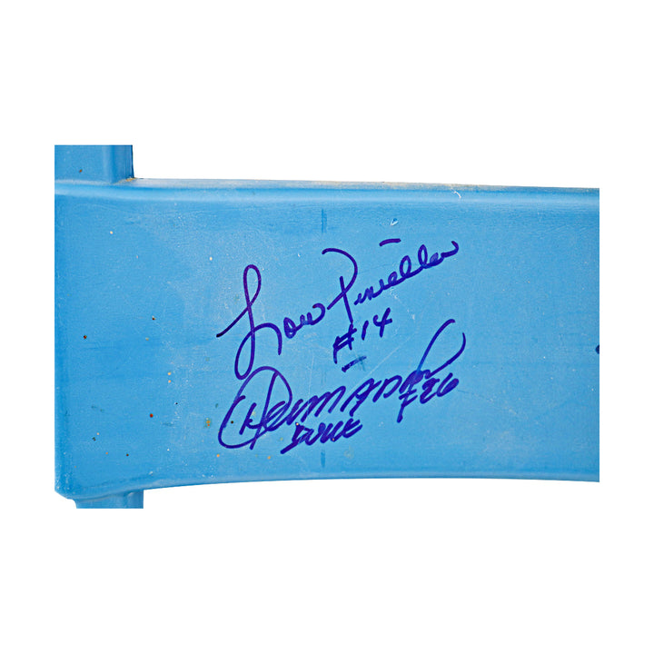Mattingly, Jackson, Cone New York Yankees Multi Signed Autographed Yankee Stadium Seatback (Steiner Holo & MLB Auth #LH569305)
