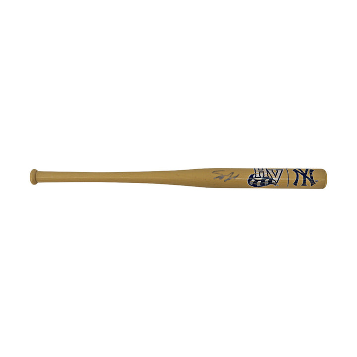 Spencer Jones New York Yankees Autographed Signed Ballpark Collectibles Mini Bat (JSA Holo #AQ84477)