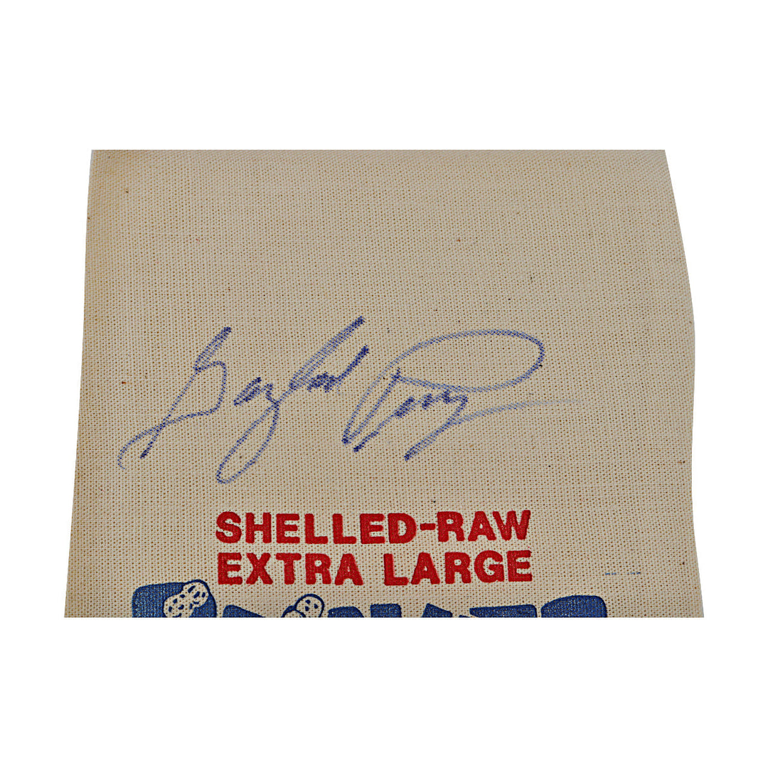 Gaylord Perry San Francisco Giants Autographed Signed Peanuts Bag (JSA COA #CA12754)