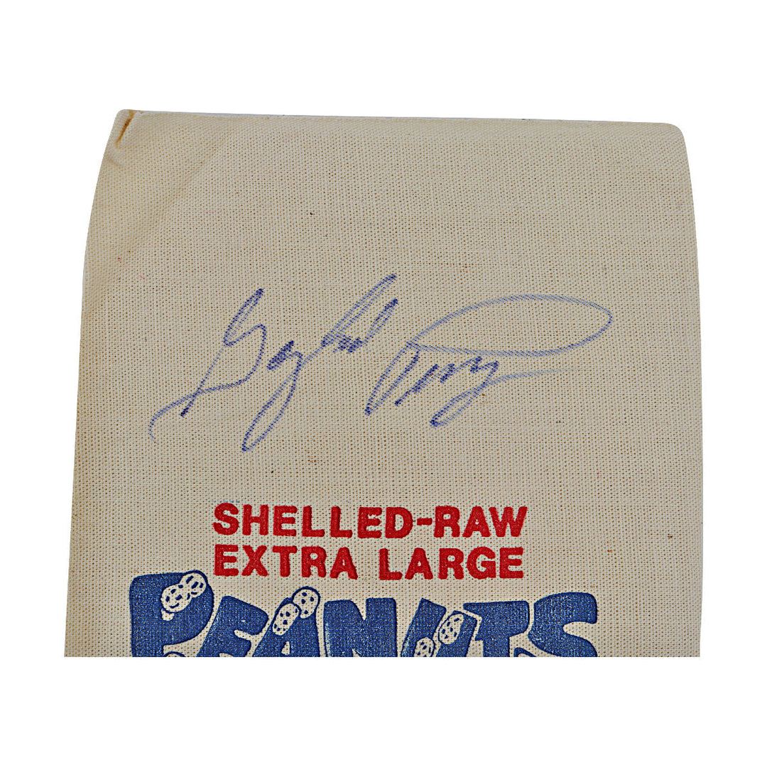 Gaylord Perry San Francisco Giants Autographed Signed Peanuts Bag (JSA COA #CA12755)