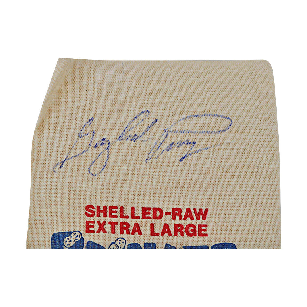 Gaylord Perry San Francisco Giants Autographed Signed Peanuts Bag (JSA COA #CA12752)