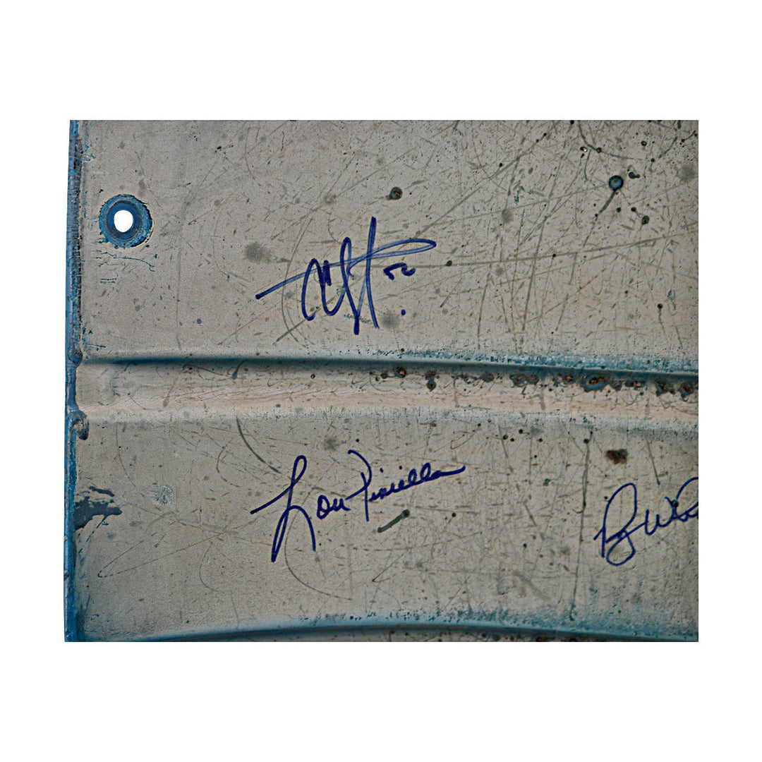 Mattingly, Sabathia, Cone New York Yankees Greats Autographed Signed Seat Back (JSA LOA #YY81299)