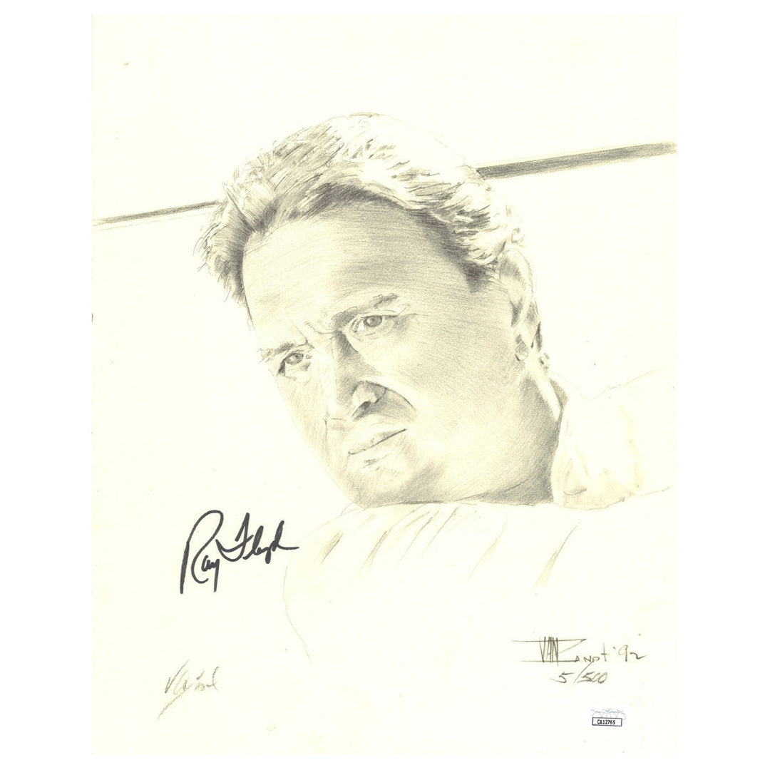 Ray Floyd Golfer Autographed Signed 11x14 Pencil Sketch LE #5/500 (JSA COA #CA12765)