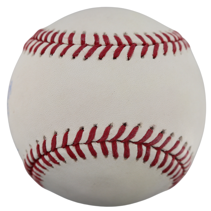 Bernie Williams Autographed Rob Manfred OML Bernie Williams Stamp Baseball (Steiner Holo & MLB Auth)