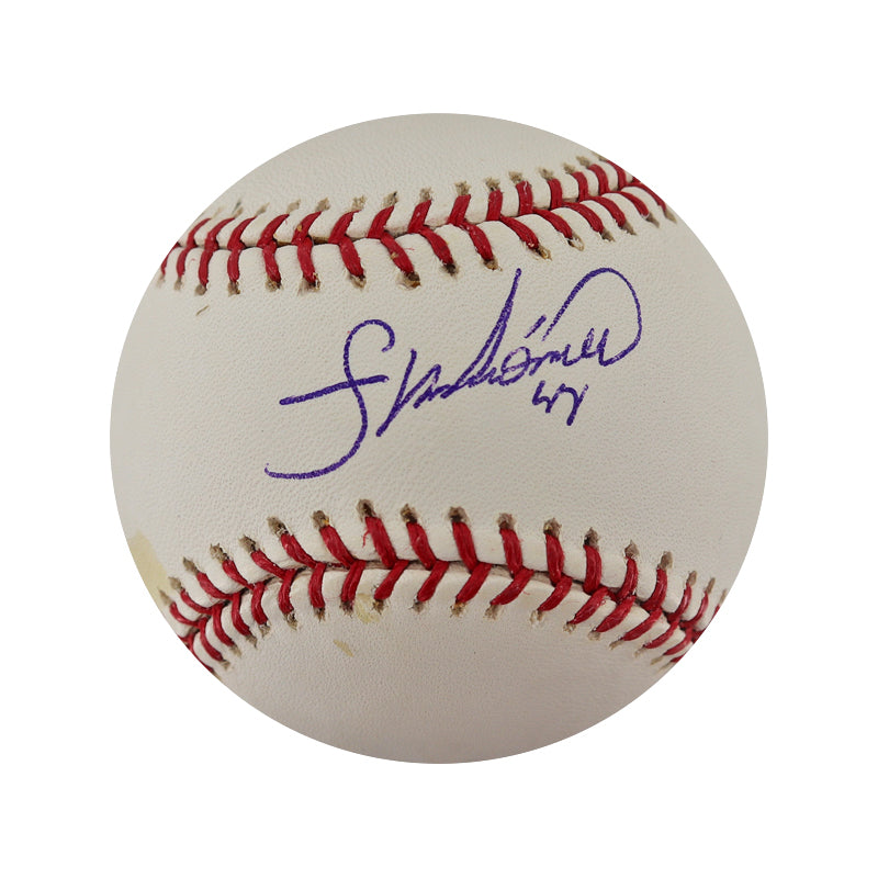 Francisco Liriano Twins Pirates Autographed Signed OML Baseball (JSA COA #AQ67350)