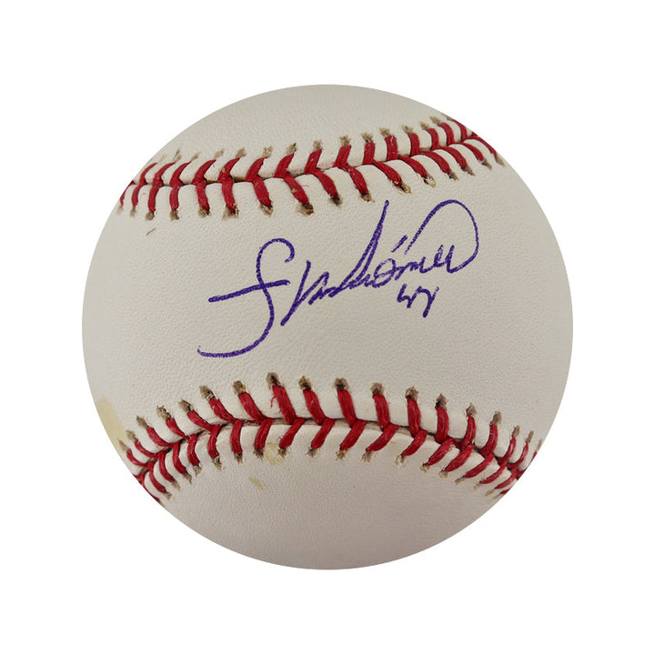 Francisco Liriano Twins Pirates Autographed Signed OML Baseball (JSA COA #AQ67350)