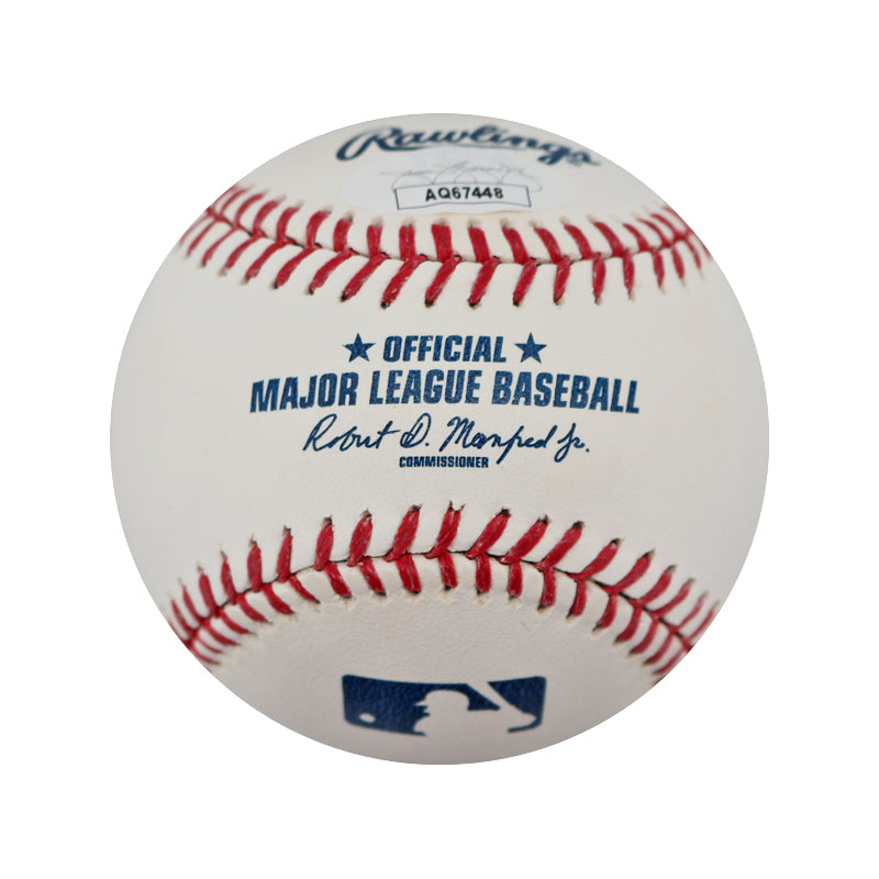 Johnny Cueto Reds Giants Autographed Signed OML Baseball (JSA COA)