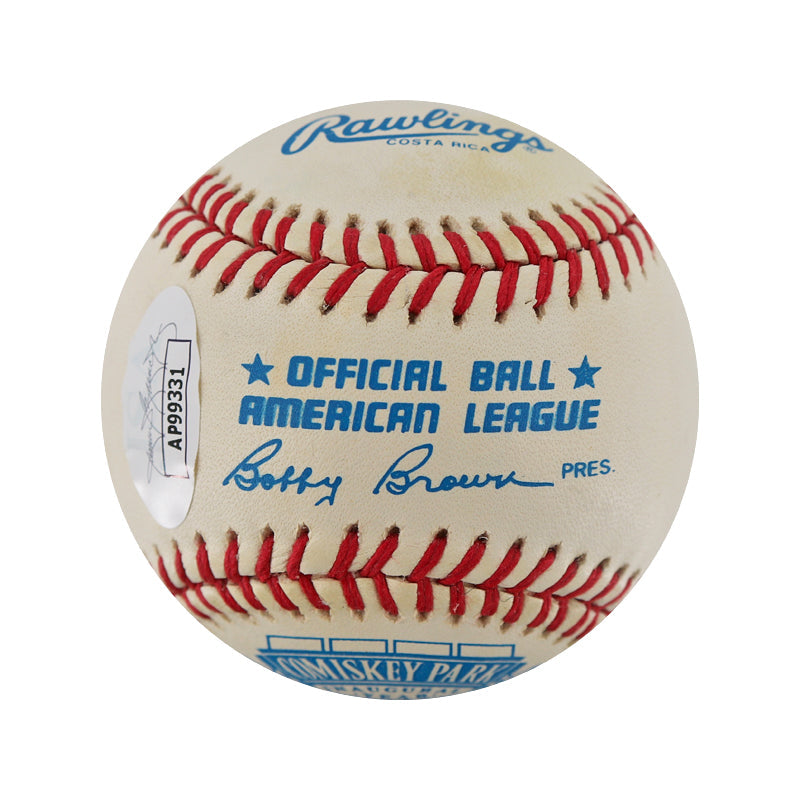 Goose Gossage New York Yankees Autographed Signed Comiskey Park Logo OAL Baseball (JSA COA #AP99331)