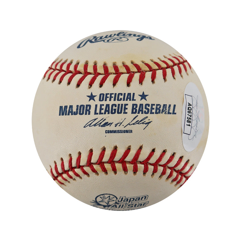 Roberto Alomar Blue Jays Orioles Indians Autographed Signed 2000 Japan Series Baseball (JSA COA #AQ67581)
