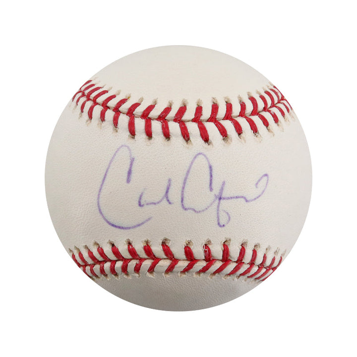 Carl Crawford Tampa Bay Rays Autographed Signed OML Baseball (MLB Auth #FJ011320)