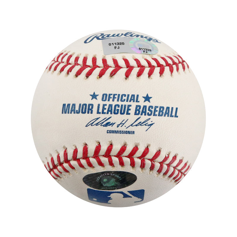 Carl Crawford Tampa Bay Rays Autographed Signed OML Baseball (MLB Auth #FJ011320)