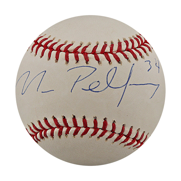 Mike Pelfrey New York Mets Autographed Signed ROMLB Baseball (Steiner Holo A)