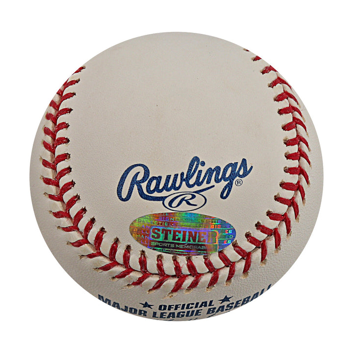 Olivier Perez New York Mets Autographed Signed ROMLB Baseball (Steiner Holo)