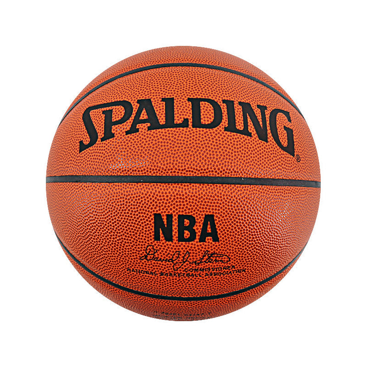 Andrea Lloyd Curry Autographed Signed Spalding White Panel David Stern NBA Basketball (JSA)