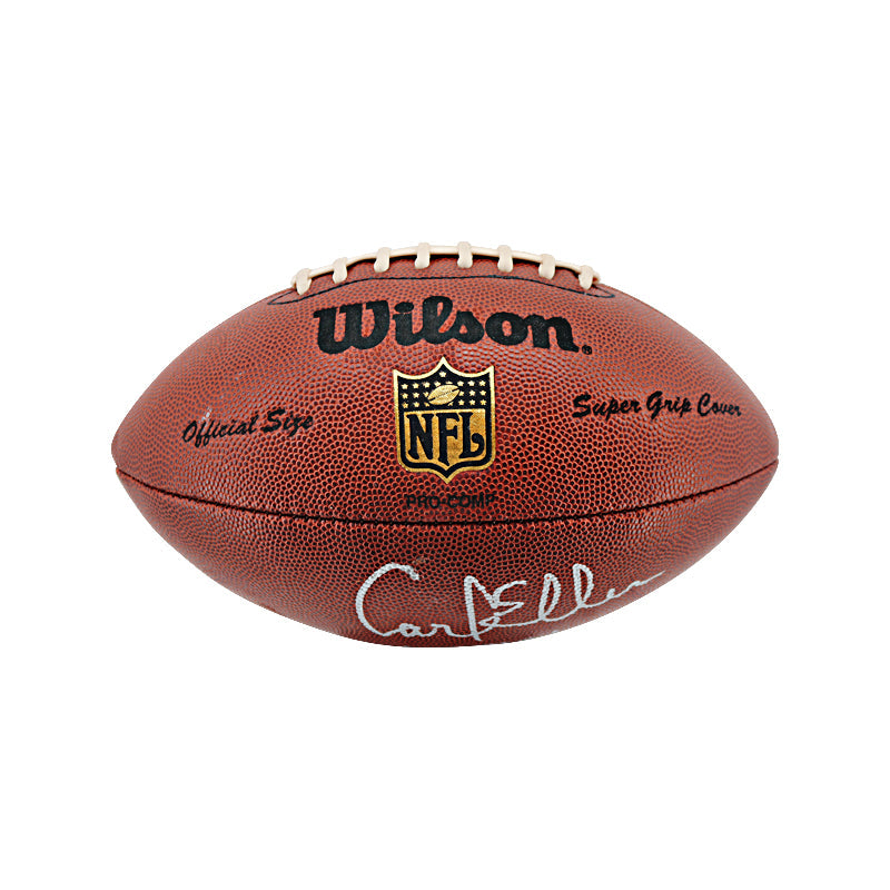 Carl Eller Minnesota Vikings Autographed Signed Inscribed Wilson Pro Comp Football (JSA)