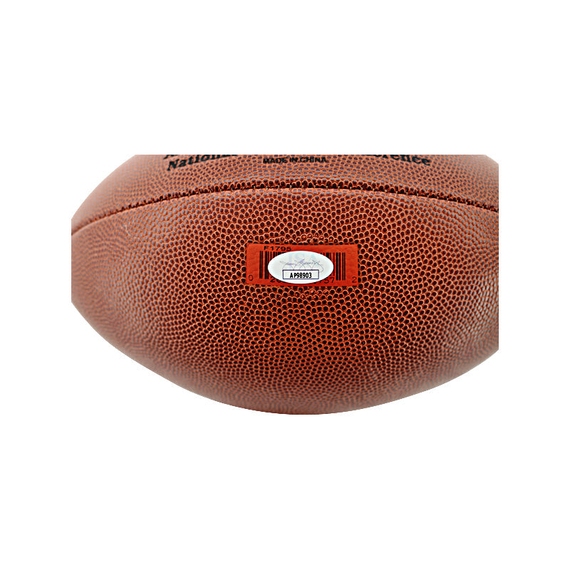 Steve Grogan New England Patriots Autographed Signed Wilson Pro Comp Football (JSA)