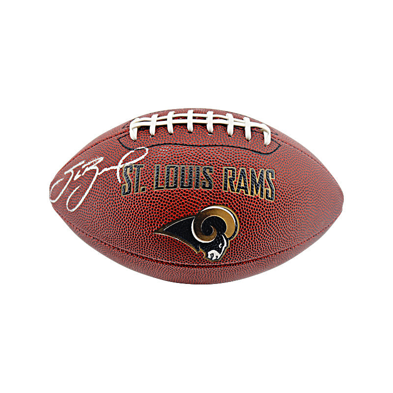 Sam Bradford St Louis Rams Autographed Signed Logo Football (JSA)
