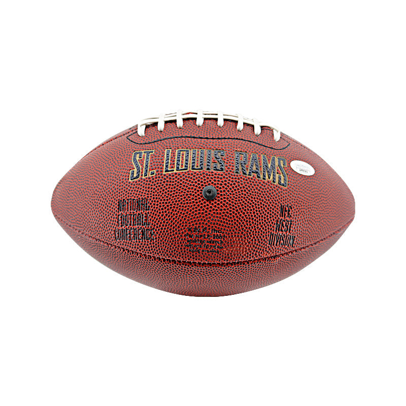 Sam Bradford St Louis Rams Autographed Signed Logo Football (JSA)