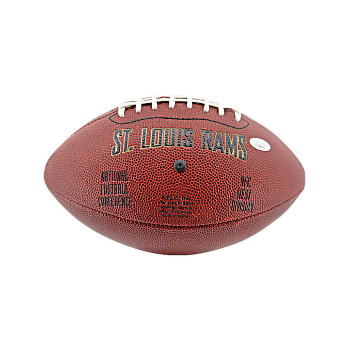 Sam Bradford St Louis Rams Autographed Signed Logo Football (JSA)