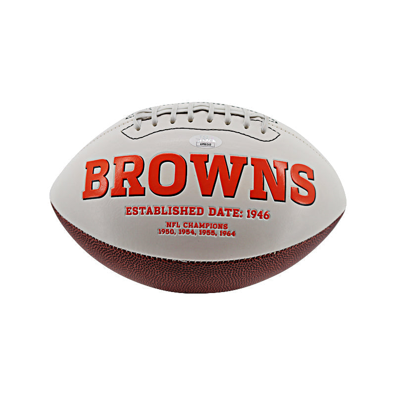 Colt McCoy Cleveland Browns Autographed Signed Logo Football (JSA)