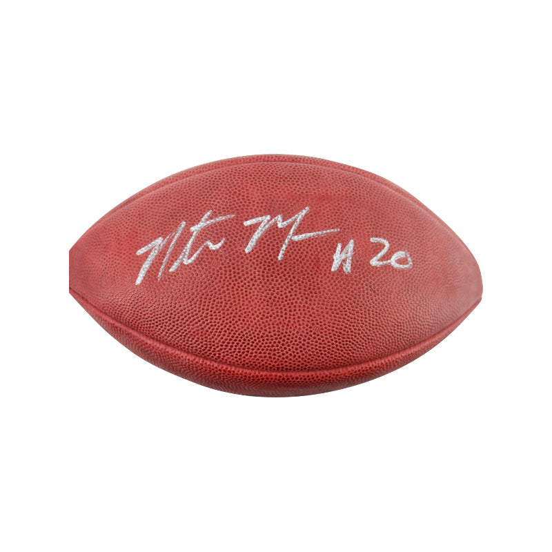 Natrone Means San Diego Chargers Autographed Signed Official NFL Football (JSA COA)