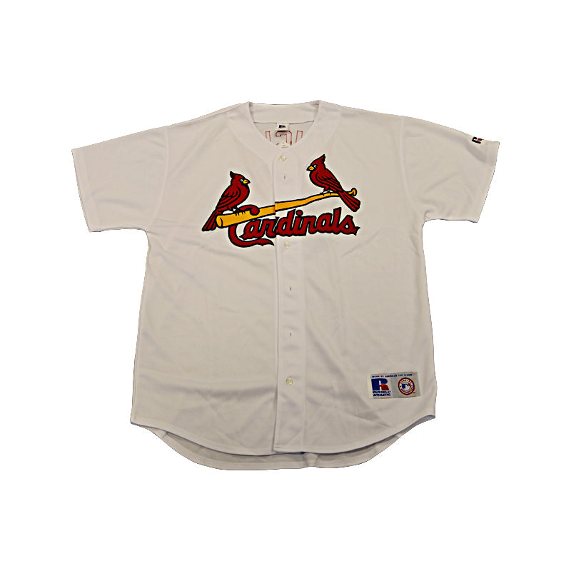 Stan Musial St Louis Cardinals Autographed Signed Russell Athletic Jersey (JSA COA)