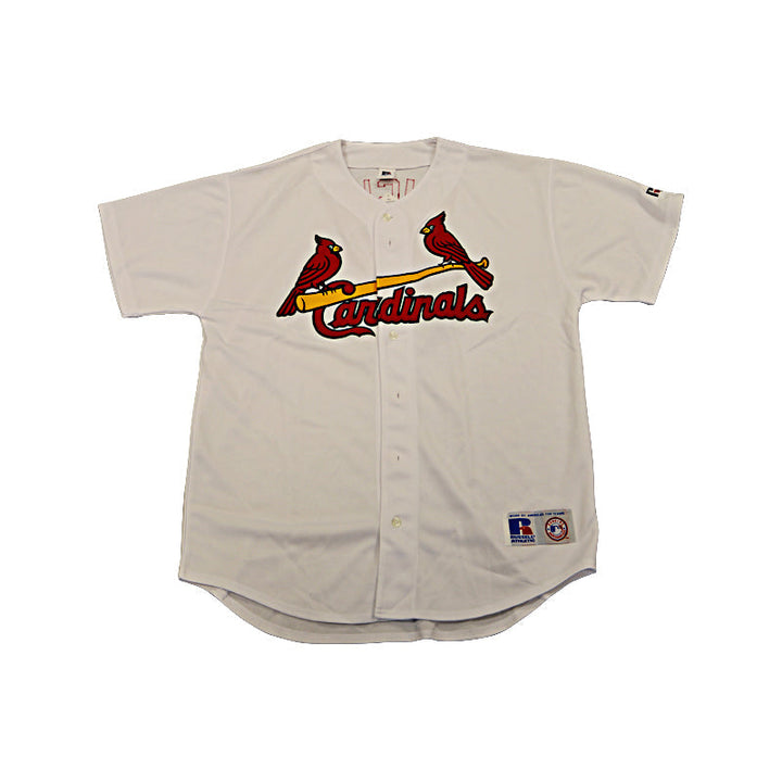 Stan Musial St Louis Cardinals Autographed Signed Russell Athletic Jersey (JSA COA)