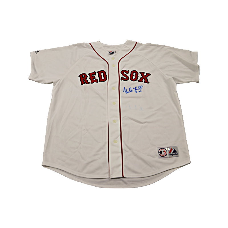 Mike Lowell Boston Red Sox Autographed Signed Majestic Jersey (MLB Holo)