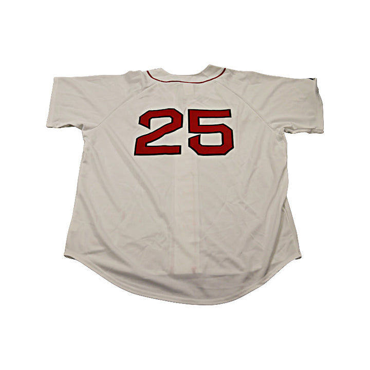 Mike Lowell Boston Red Sox Autographed Signed Majestic Jersey (MLB Holo)