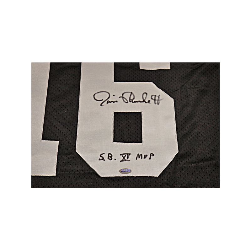 Jim Plunkett Oakland Raiders Autographed Signed Inscribed Pro Style Jersey (GTSM Holo)