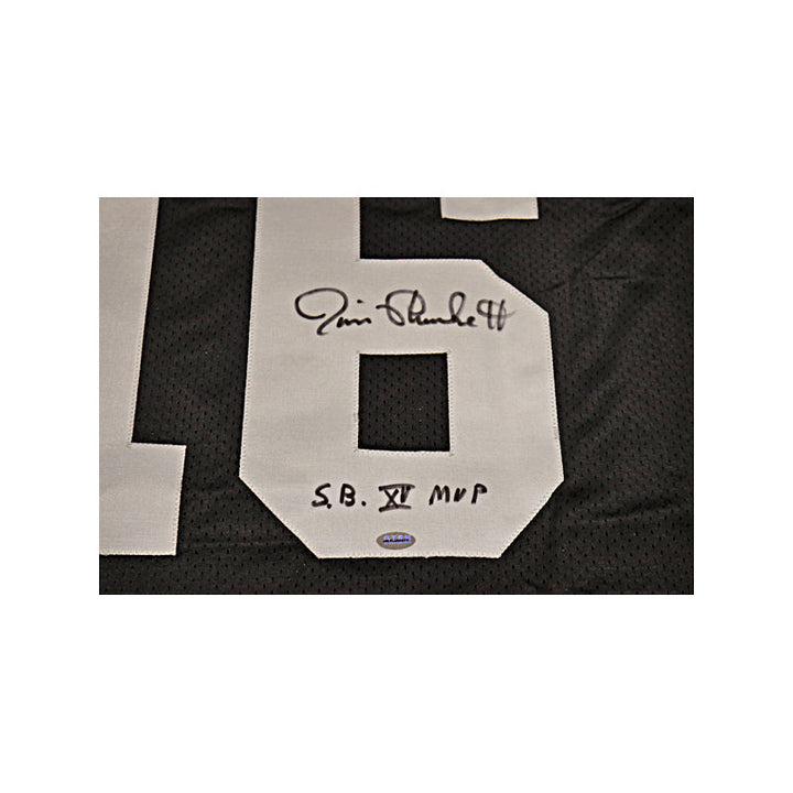 Jim Plunkett Oakland Raiders Autographed Signed Inscribed Pro Style Jersey (GTSM Holo)