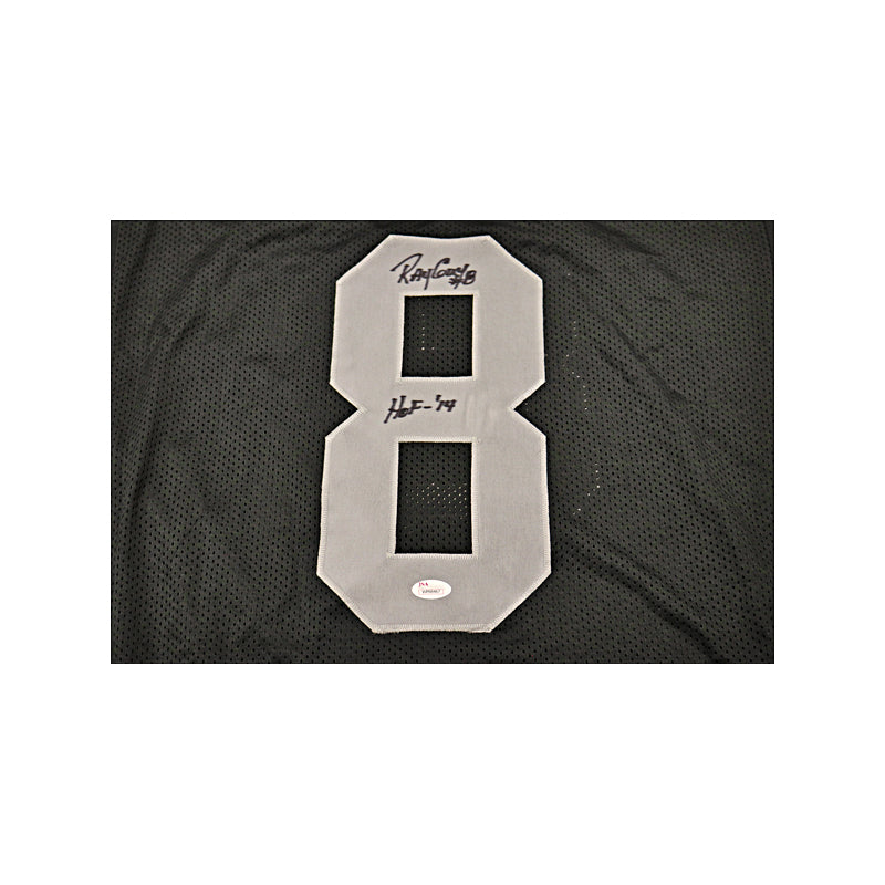 Ray Guy Oakland Raiders Autographed Signed Inscribed Pro Style Jersey (JSA COA)