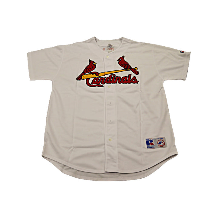 Stan Musial St Louis Cardinals Autographed Signed Russell Athletic Jersey (Tri Star Holo)