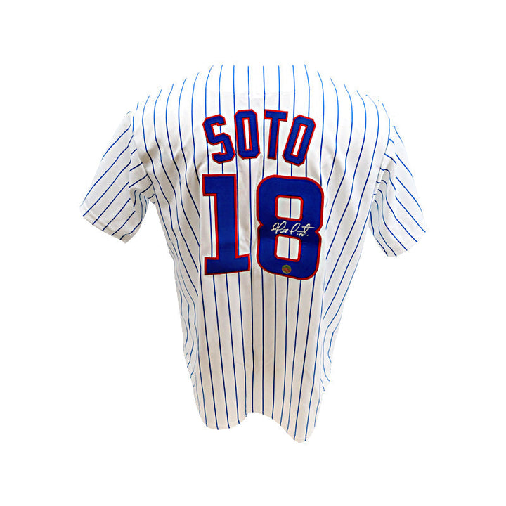 Geovany Soto Chicago Cubs Autographed Home White Majestic Jersey (Schwartz Sports Holo)