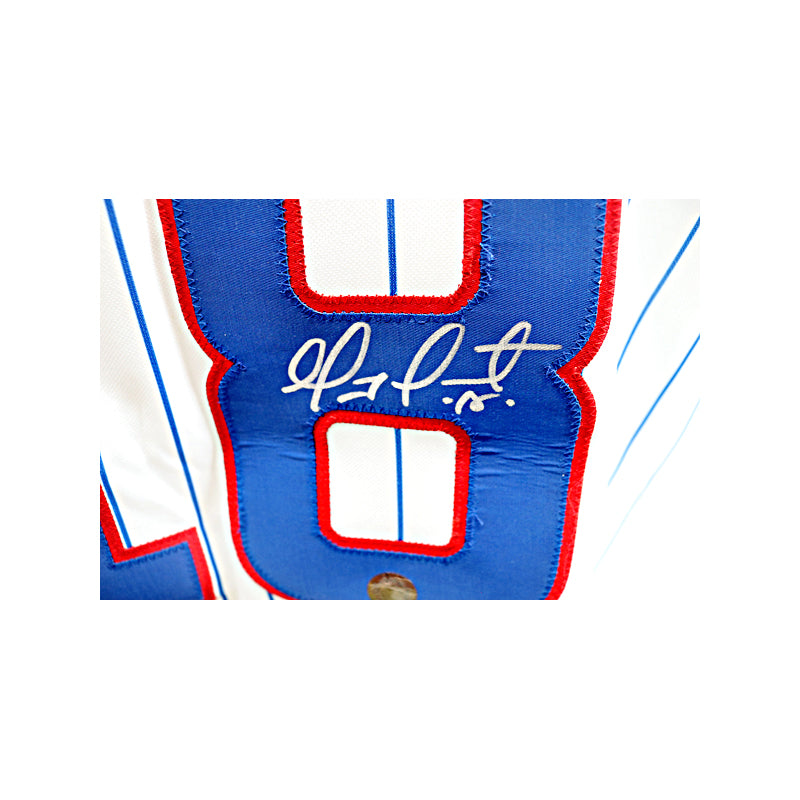 Geovany Soto Chicago Cubs Autographed Home White Majestic Jersey (Schwartz Sports Holo)