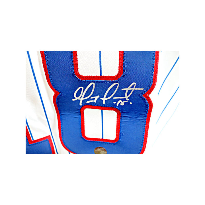 Geovany Soto Chicago Cubs Autographed Home White Majestic Jersey (Schwartz Sports Holo)