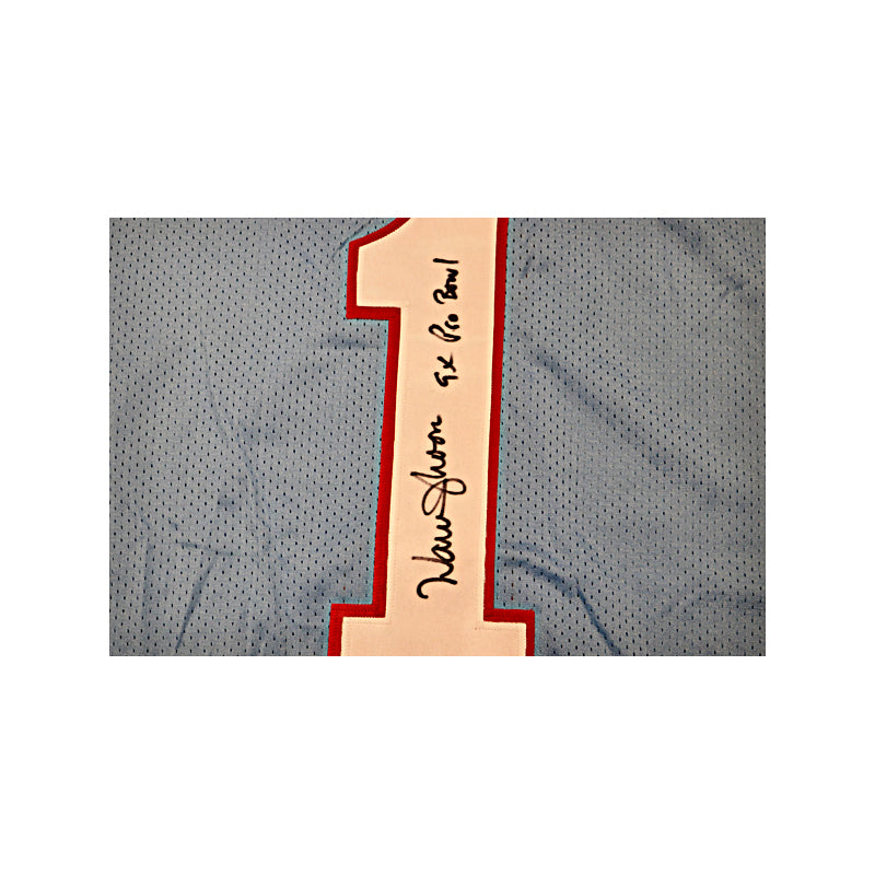 Warren Moon Houston Oilers Autographed and Inscribed "9x Pro Bowl" Proline Jersey (Tri Star Holo)