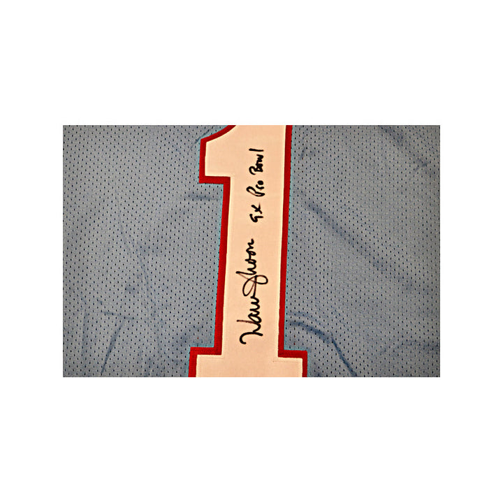 Warren Moon Houston Oilers Autographed and Inscribed "9x Pro Bowl" Proline Jersey (Tri Star Holo)