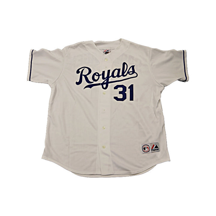 Bret Saberhagen Kansas City Royals Autographed and Inscribed "2x Cy" Majestic Home White Jersey (Mounted Memories Holo)