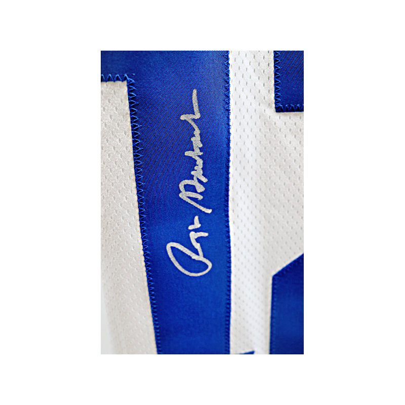 Roger Staubach Dallas Cowboys Autographed Signed Statistics Embroidered Custom White Jersey (JSA Auth)