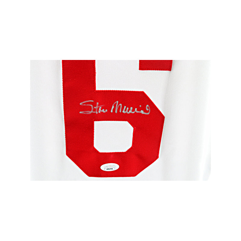 Stan Musial St Louis Cardinals Autographed Signed Russell Athletic Jersey (JSA COA #AR22704)