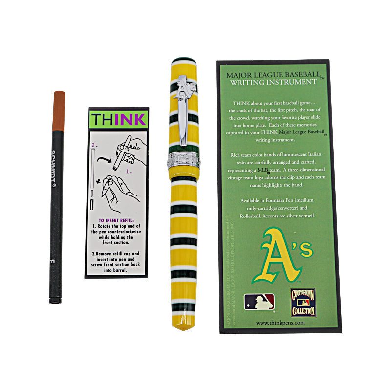 Oakland Athletics Think Rollerball Pen